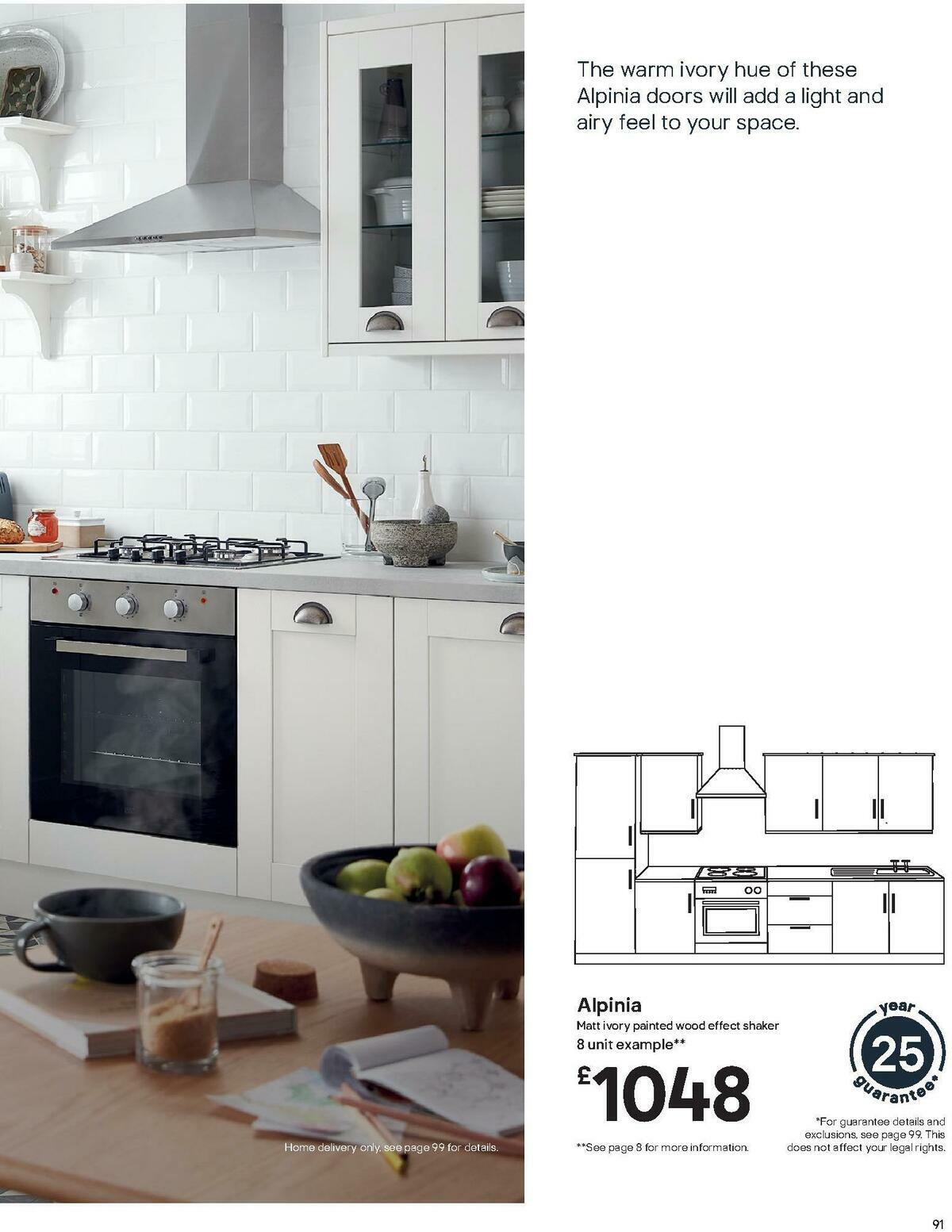 B&Q Kitchen Collections Offers from 15 September