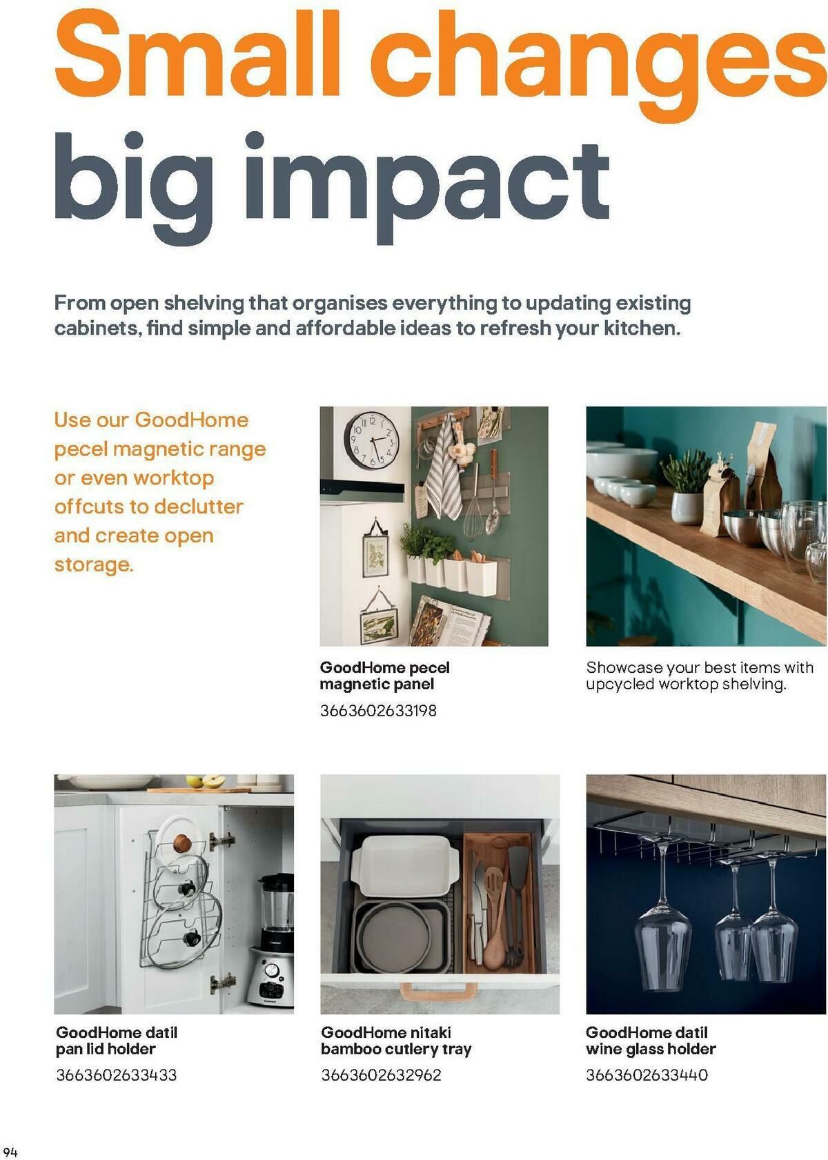 B&Q Kitchen Collections Offers from 15 September