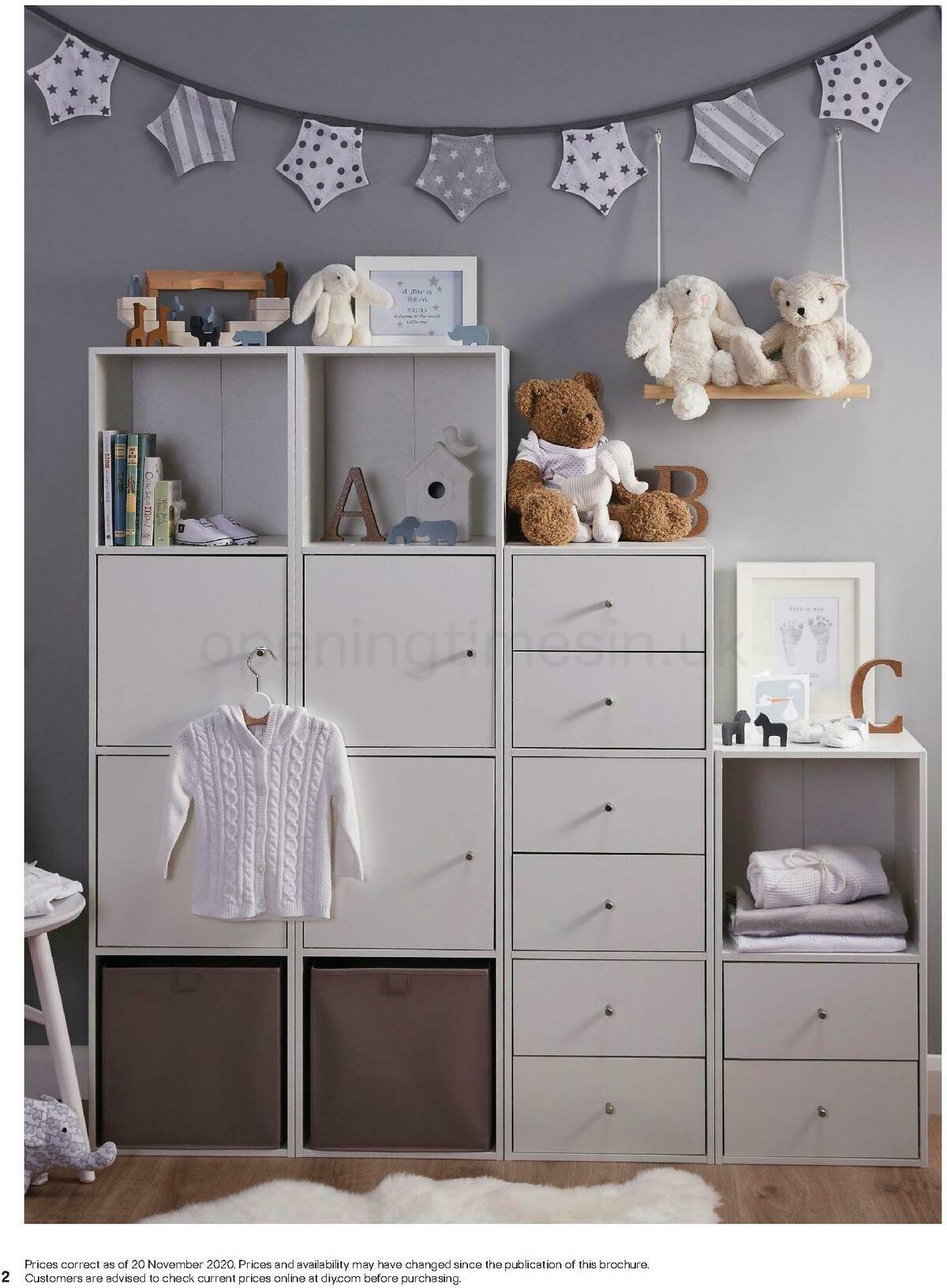 B&Q Indoor Furniture Offers from 10 November