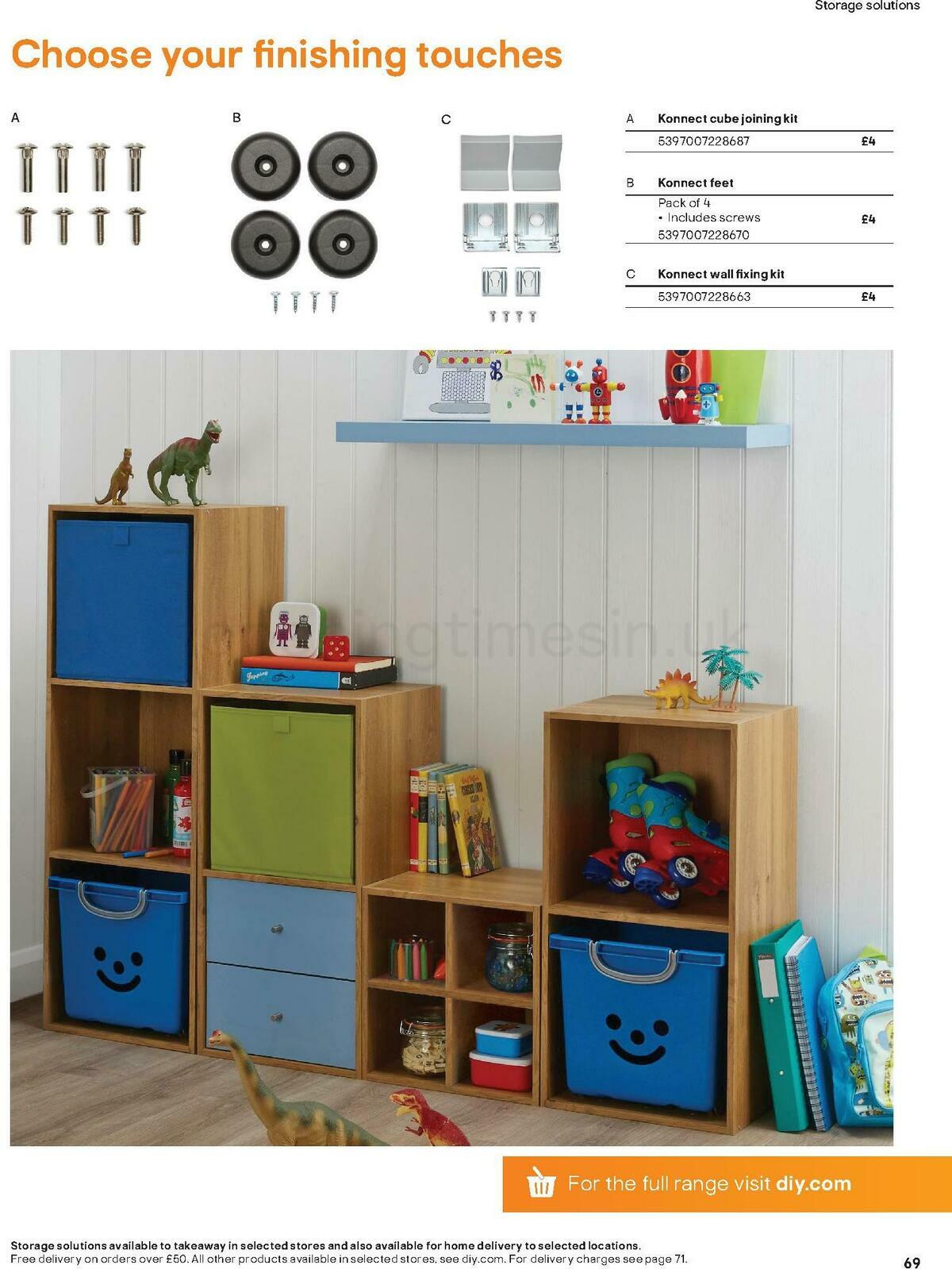 B&Q Indoor Furniture Offers from 10 November