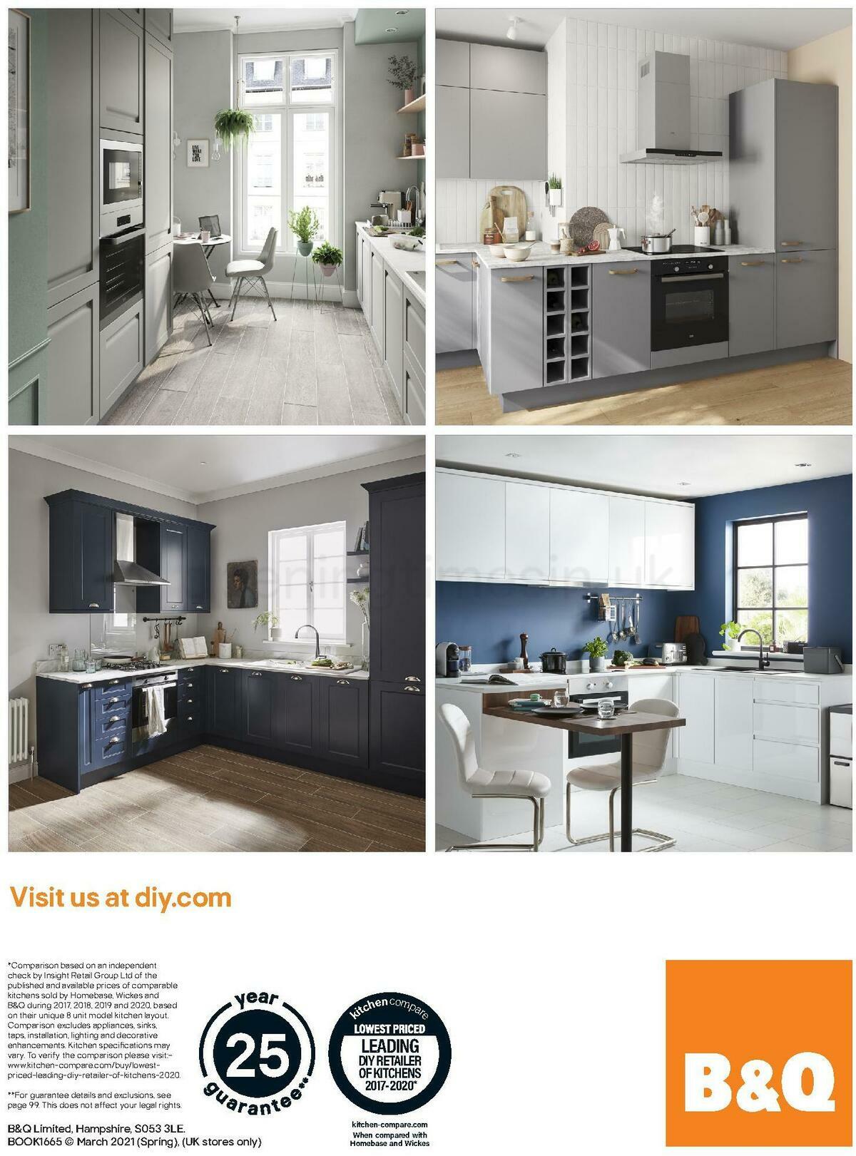 B&Q Kitchens Inspiration Offers from 1 June