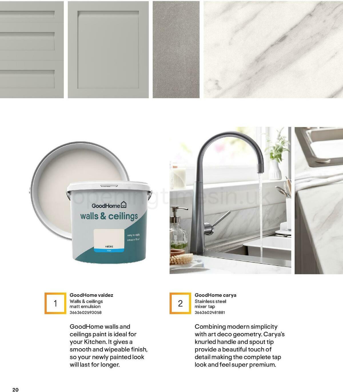 B&Q Kitchens Inspiration Offers from 1 June