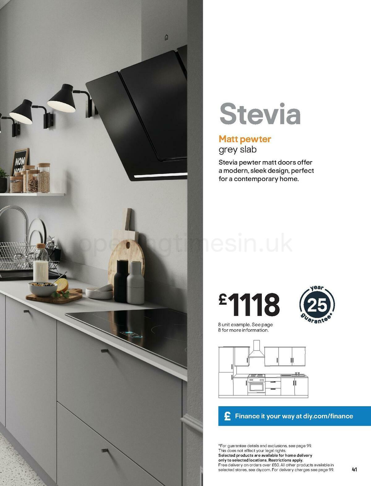 B&Q Kitchens Inspiration Offers from 1 June