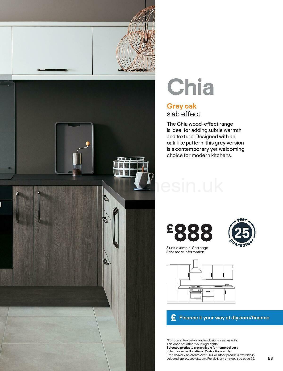 B&Q Kitchens Inspiration Offers from 1 June