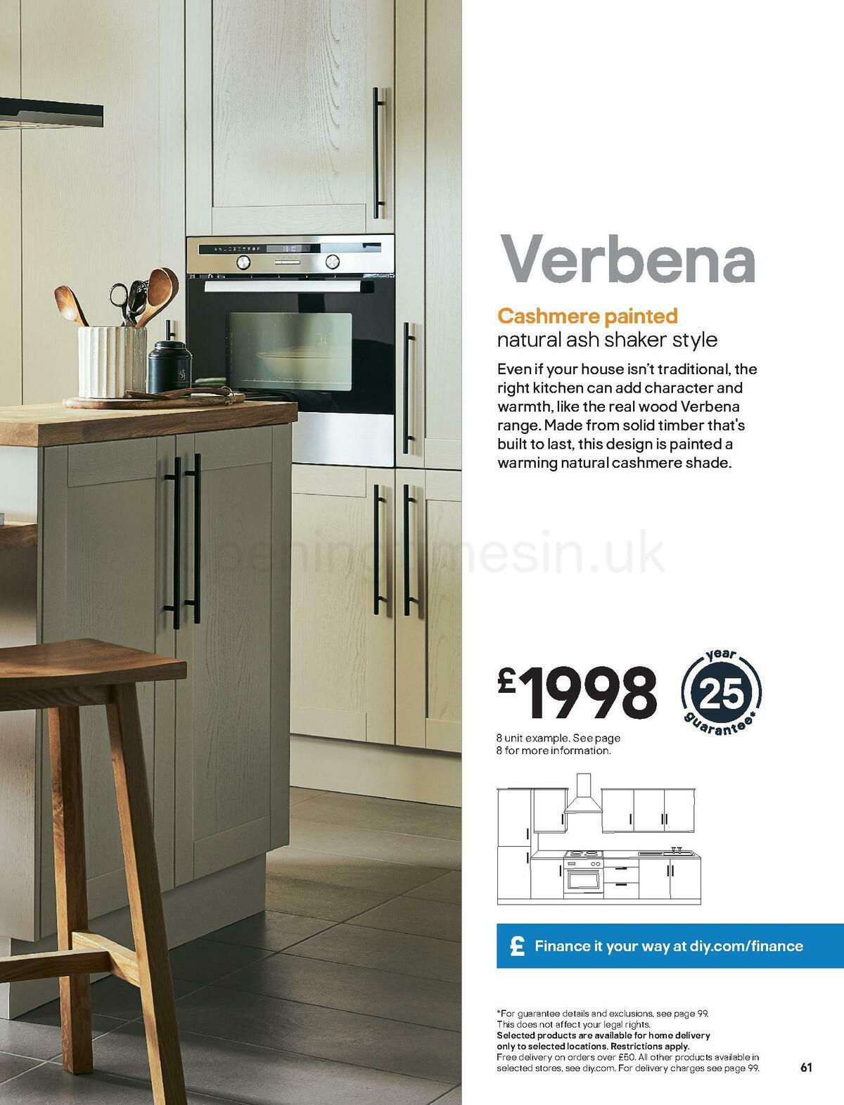 B&Q Kitchens Inspiration Offers from 1 June