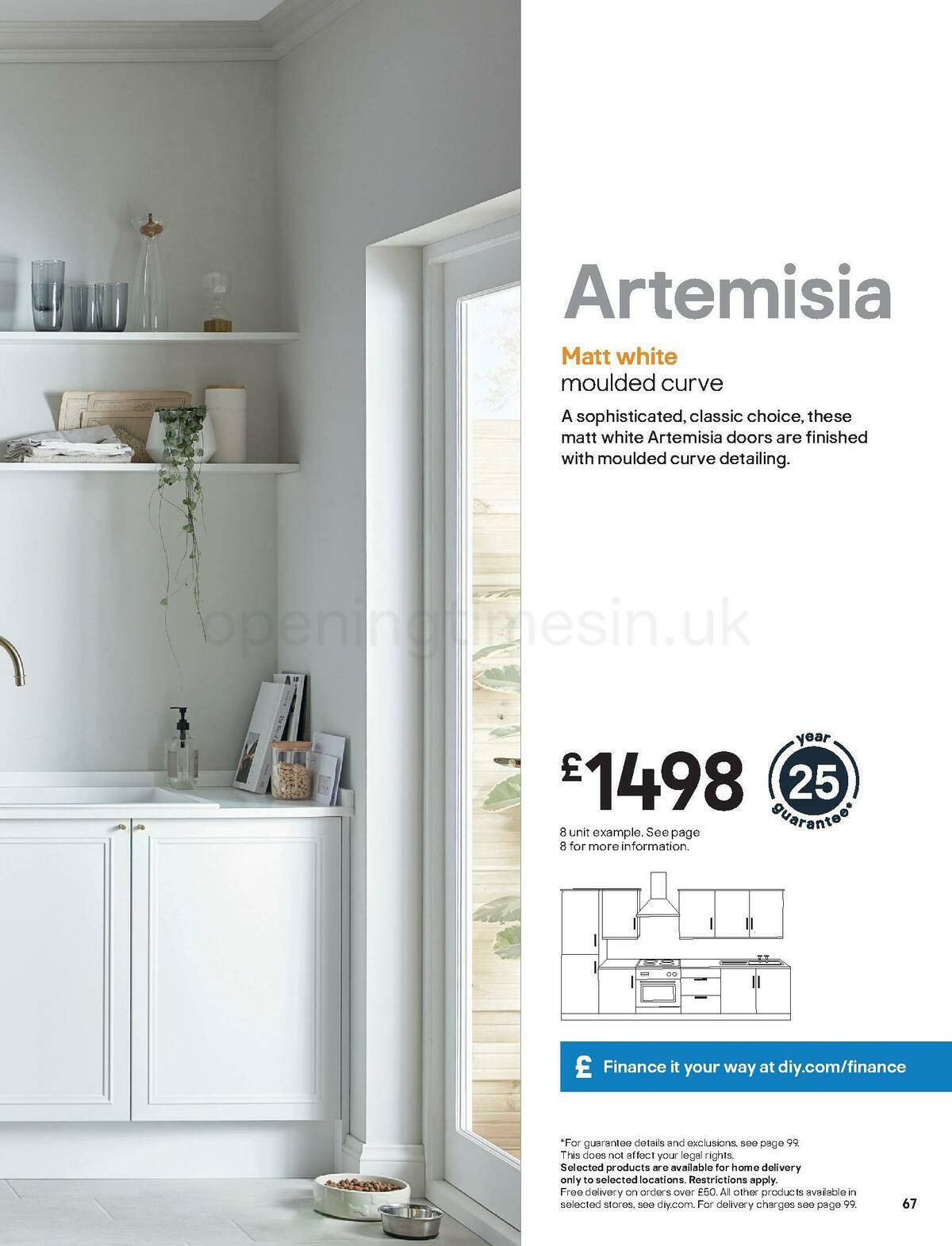 B&Q Kitchens Inspiration Offers from 1 June