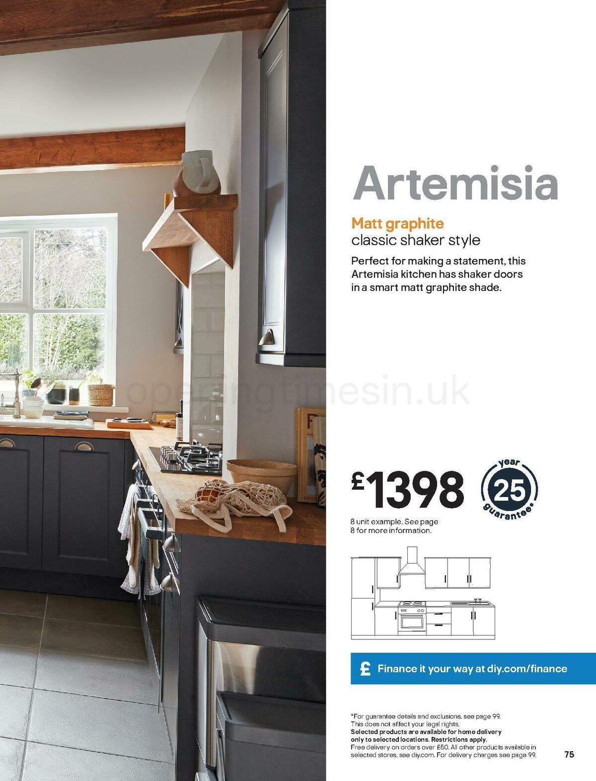 B&Q Kitchens Inspiration Offers from 1 June