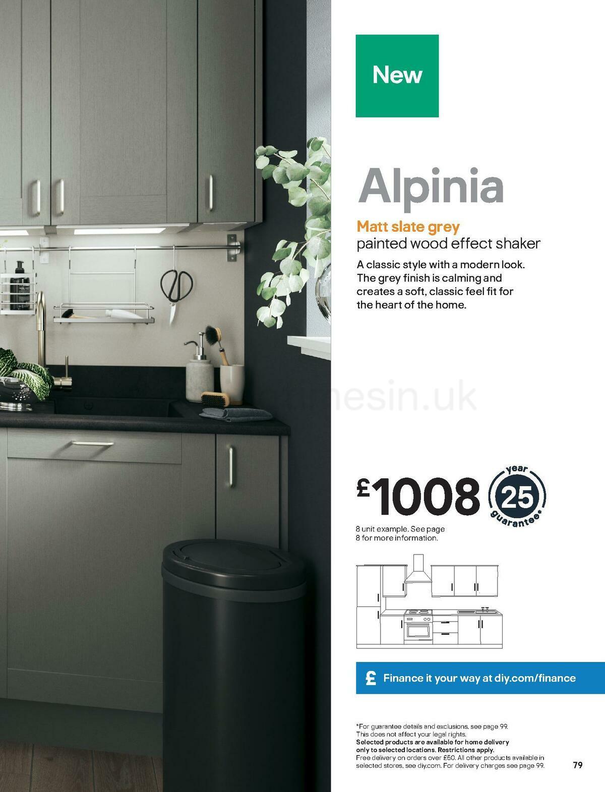 B&Q Kitchens Inspiration Offers from 1 June