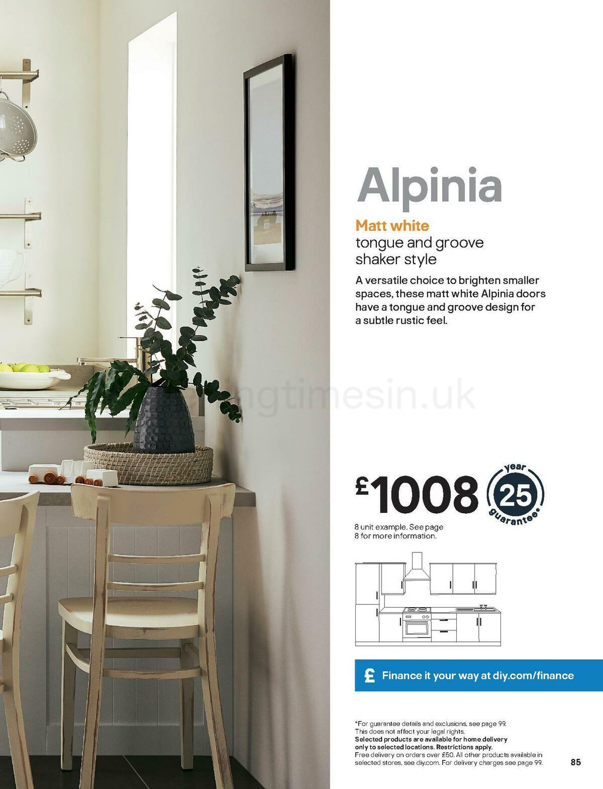 B&Q Kitchens Inspiration Offers from 1 June