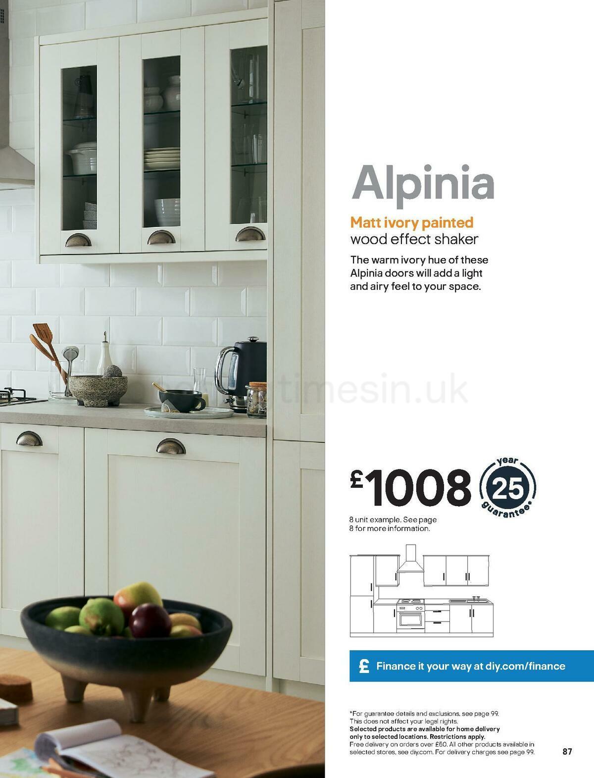 B&Q Kitchens Inspiration Offers from 1 June