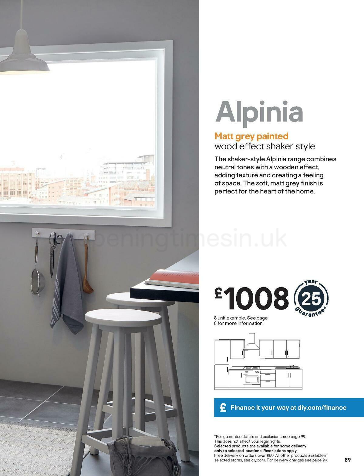 B&Q Kitchens Inspiration Offers from 1 June