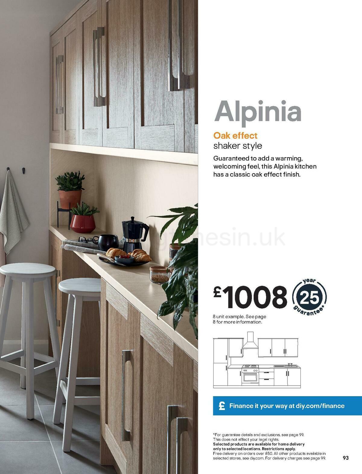 B&Q Kitchens Inspiration Offers from 1 June