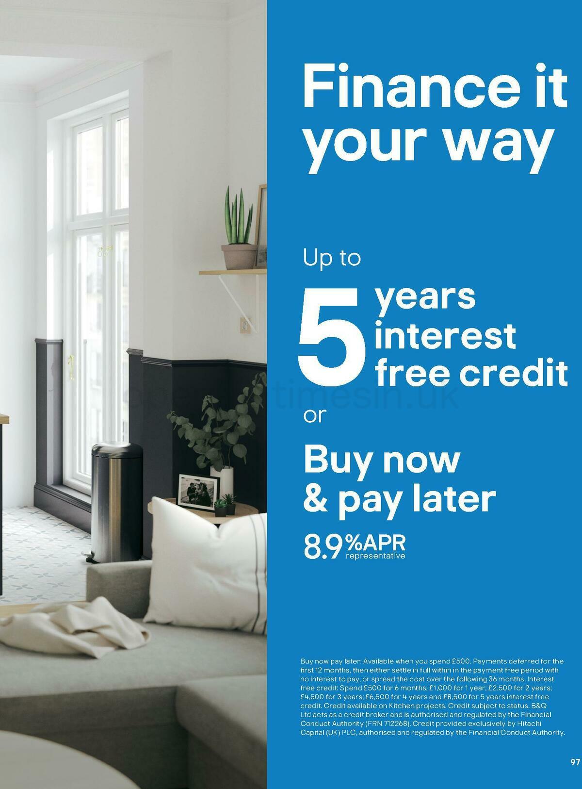 B&Q Kitchens Inspiration Offers from 1 June