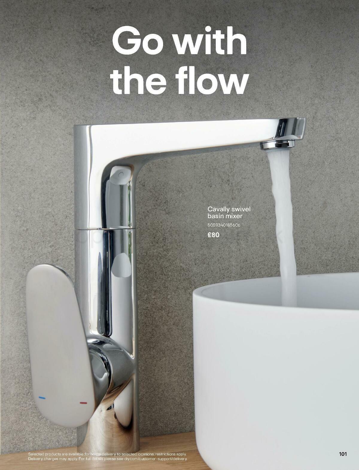 B&Q Bathroom Collections Offers from 1 May