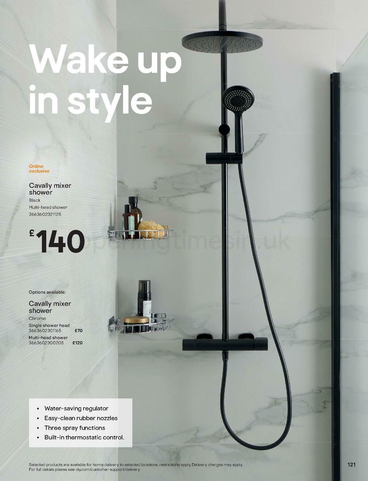 B&Q Bathroom Collections Offers from 1 May