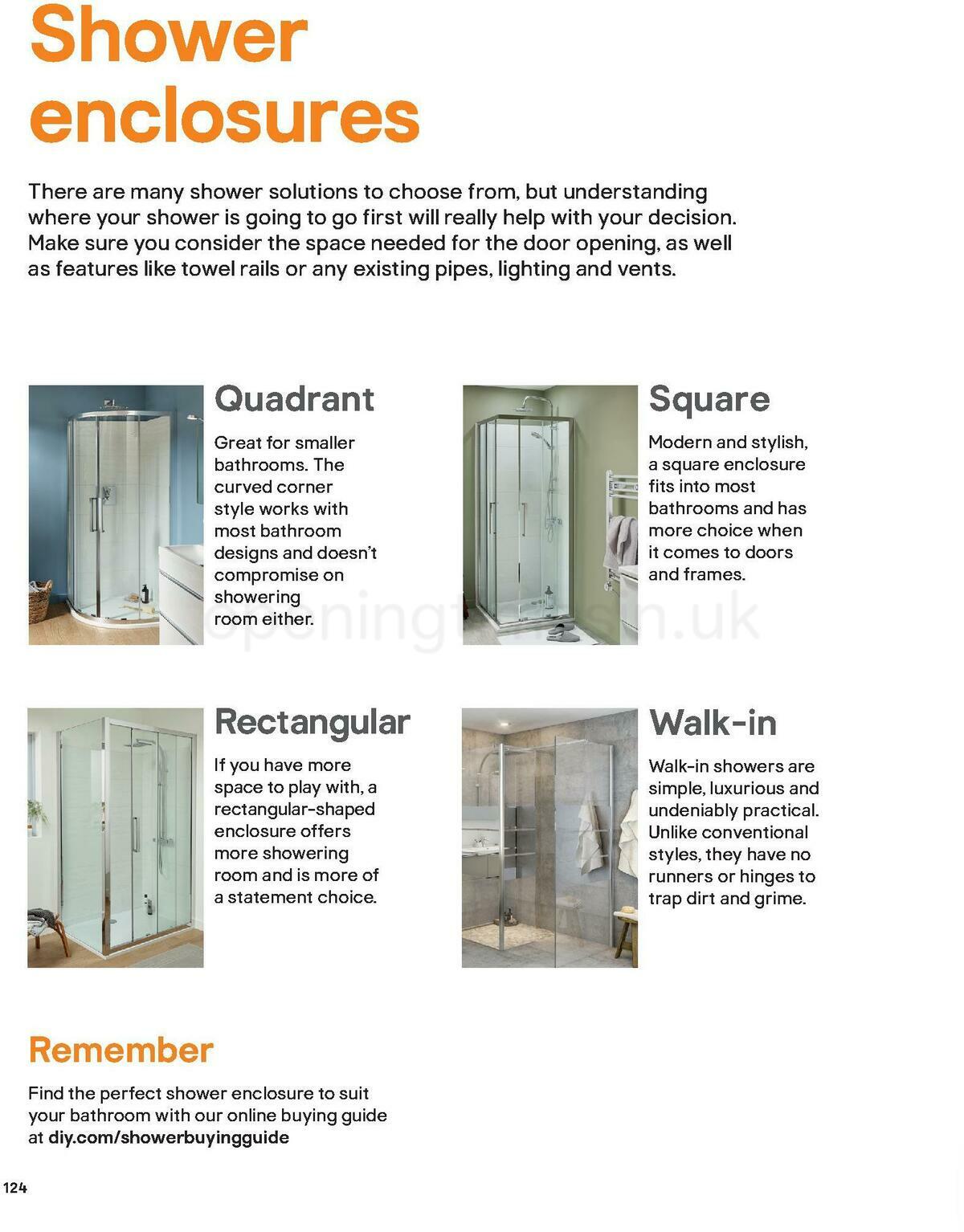 B&Q Bathroom Collections Offers from 1 May
