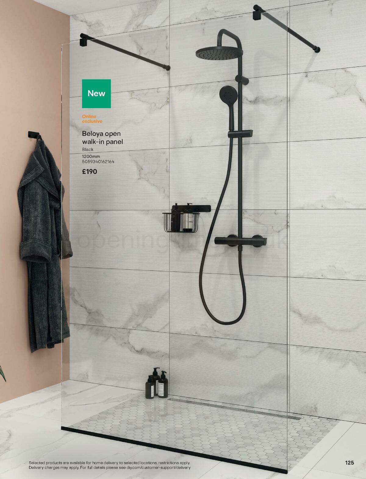 B&Q Bathroom Collections Offers from 1 May