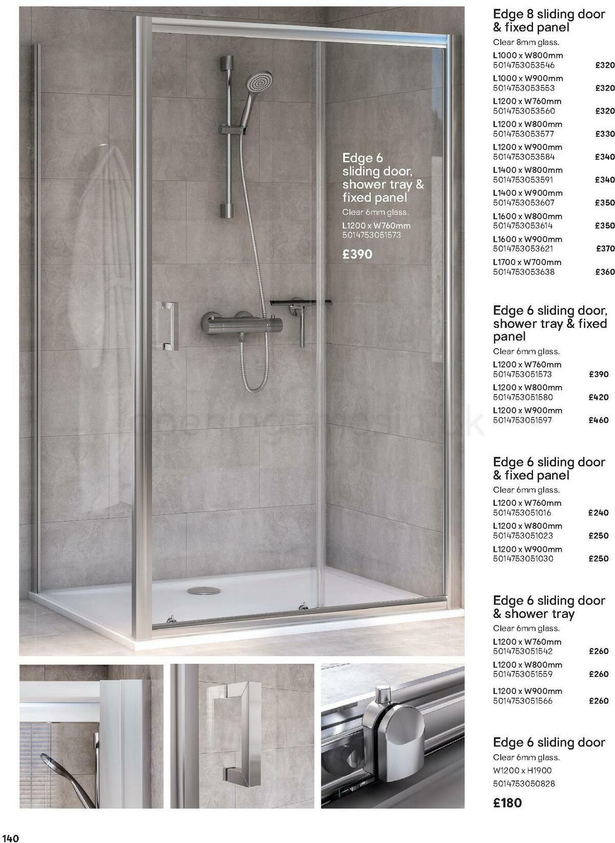 B&Q Bathroom Collections Offers from 1 May