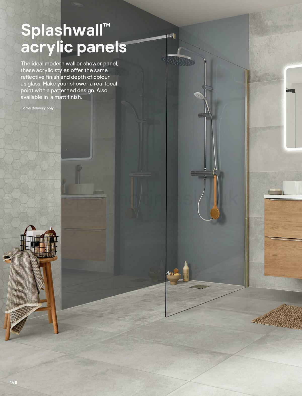 B&Q Bathroom Collections Offers from 1 May