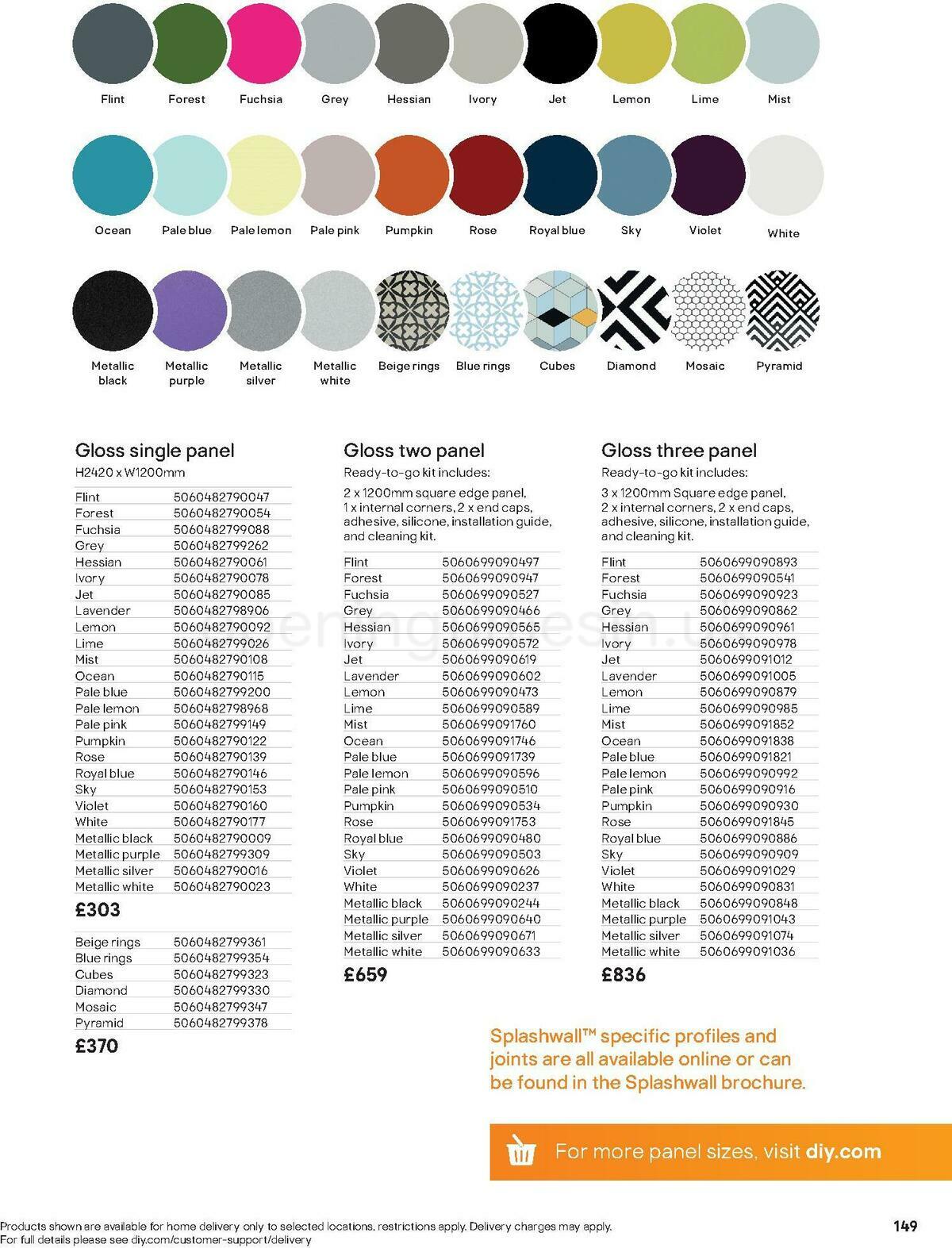 B&Q Bathroom Collections Offers from 1 May