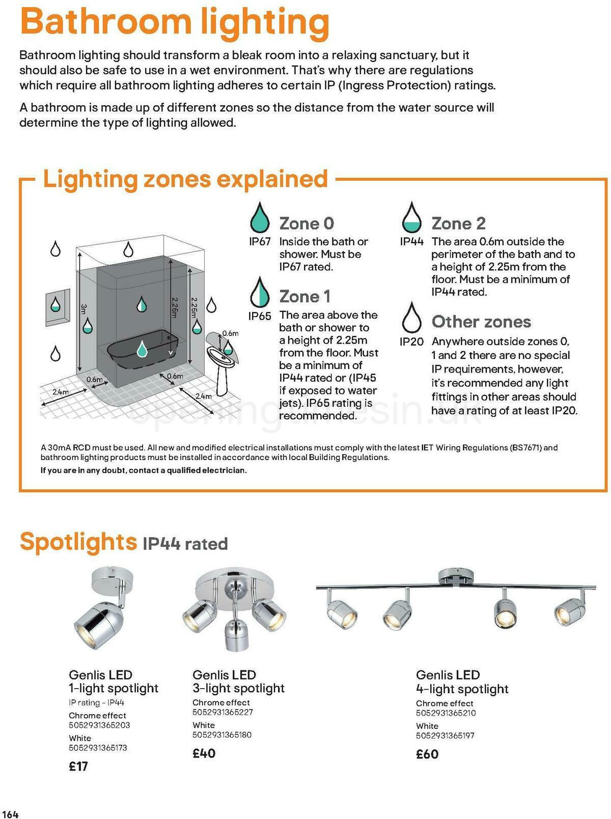 B&Q Bathroom Collections Offers from 1 May