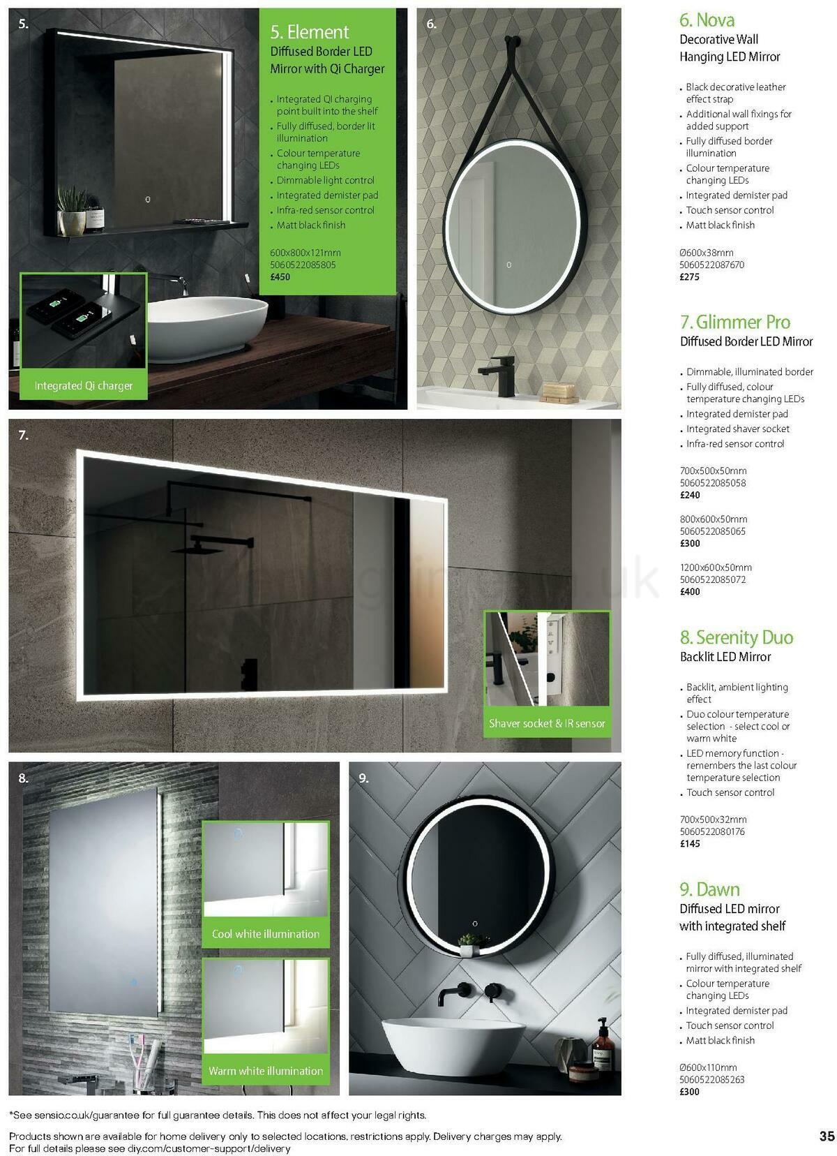 B&Q Bathroom Collections Offers from 1 May