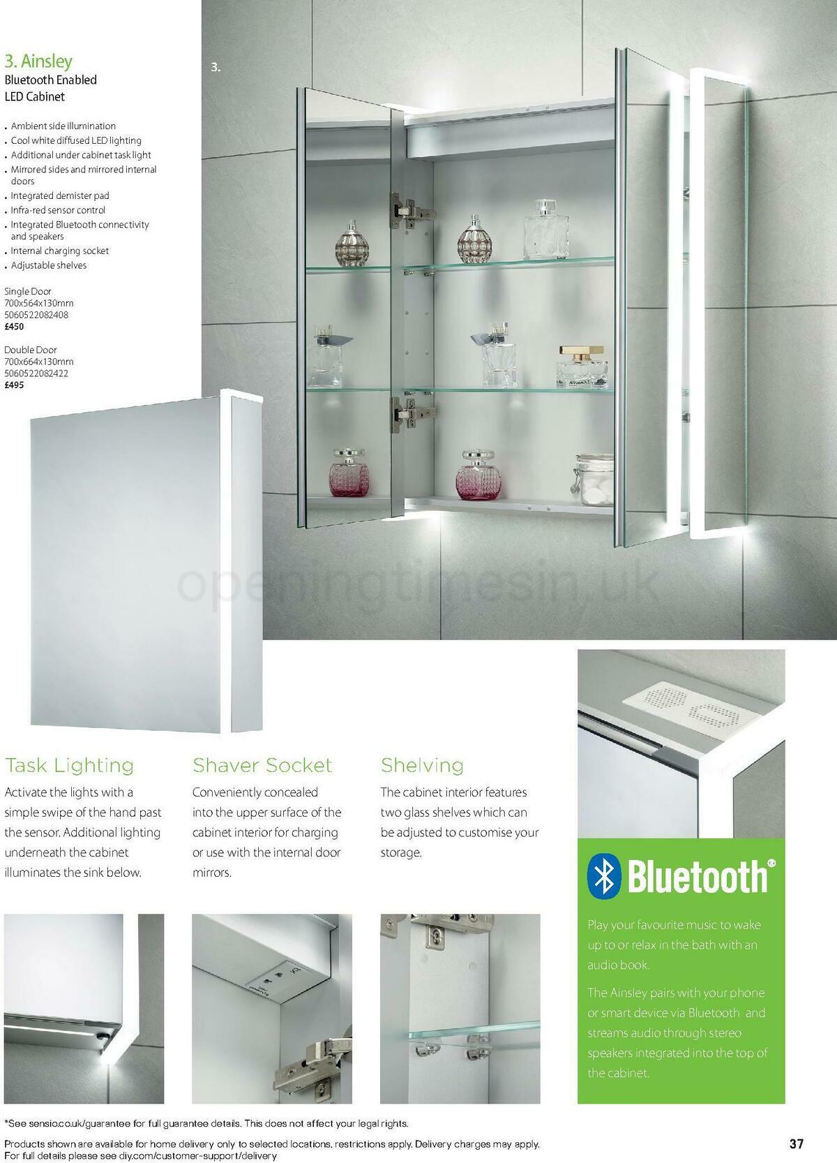 B&Q Bathroom Collections Offers from 1 May