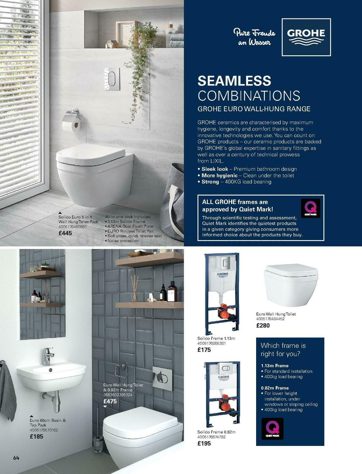 B&Q Bathroom Collections Offers from 1 May