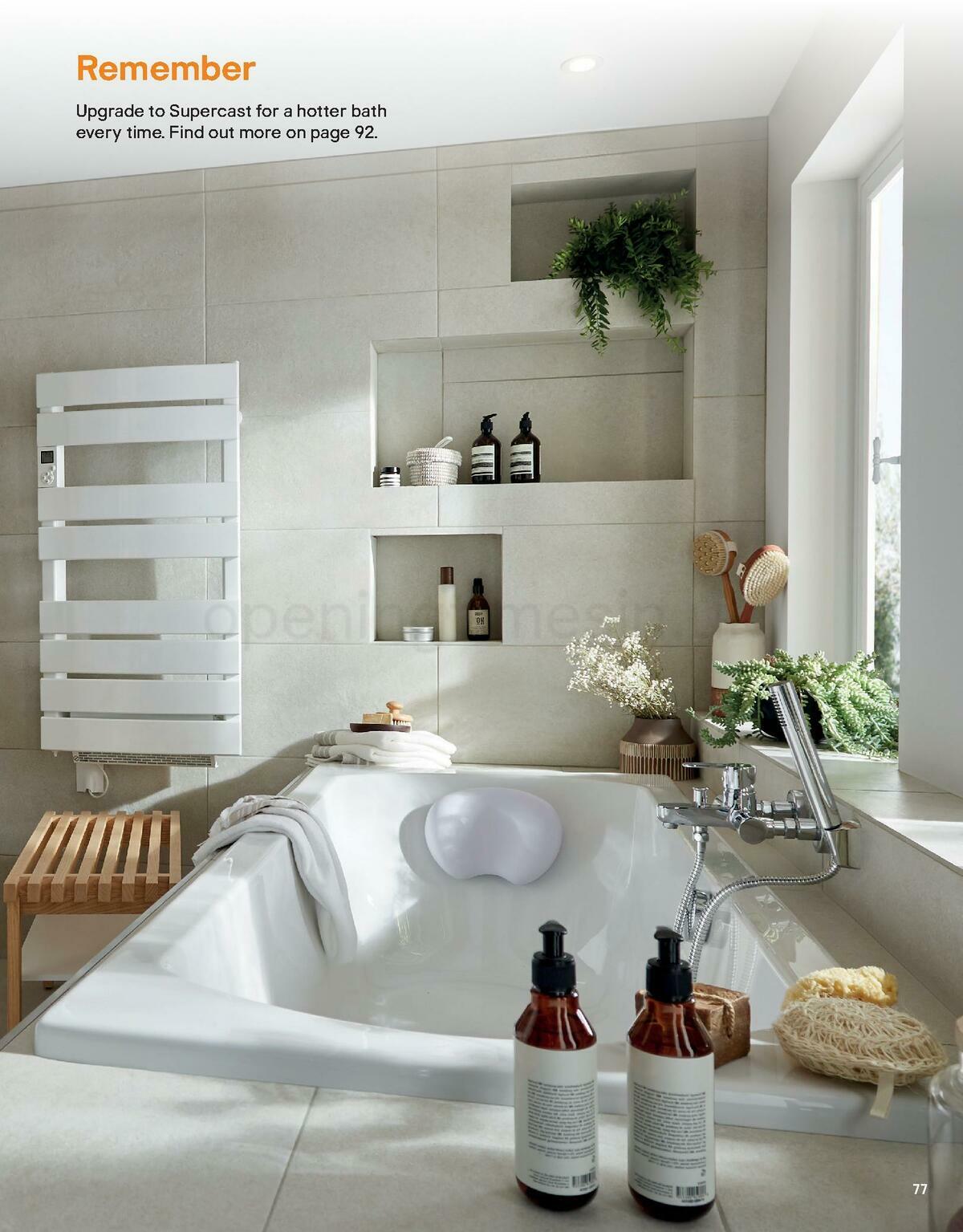 B&Q Bathroom Collections Offers from 1 May