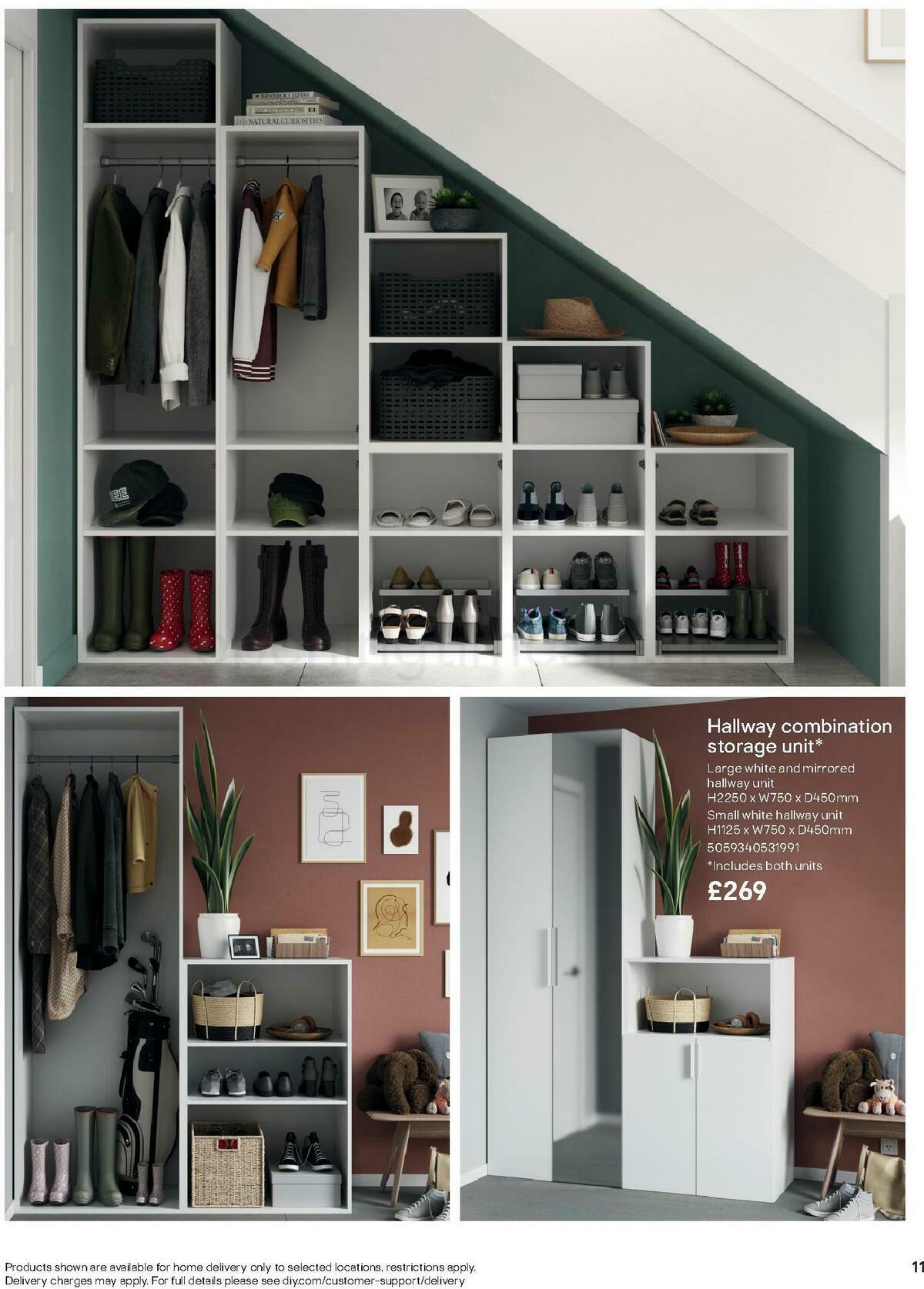 B&Q Indoor Furniture Offers from 1 September