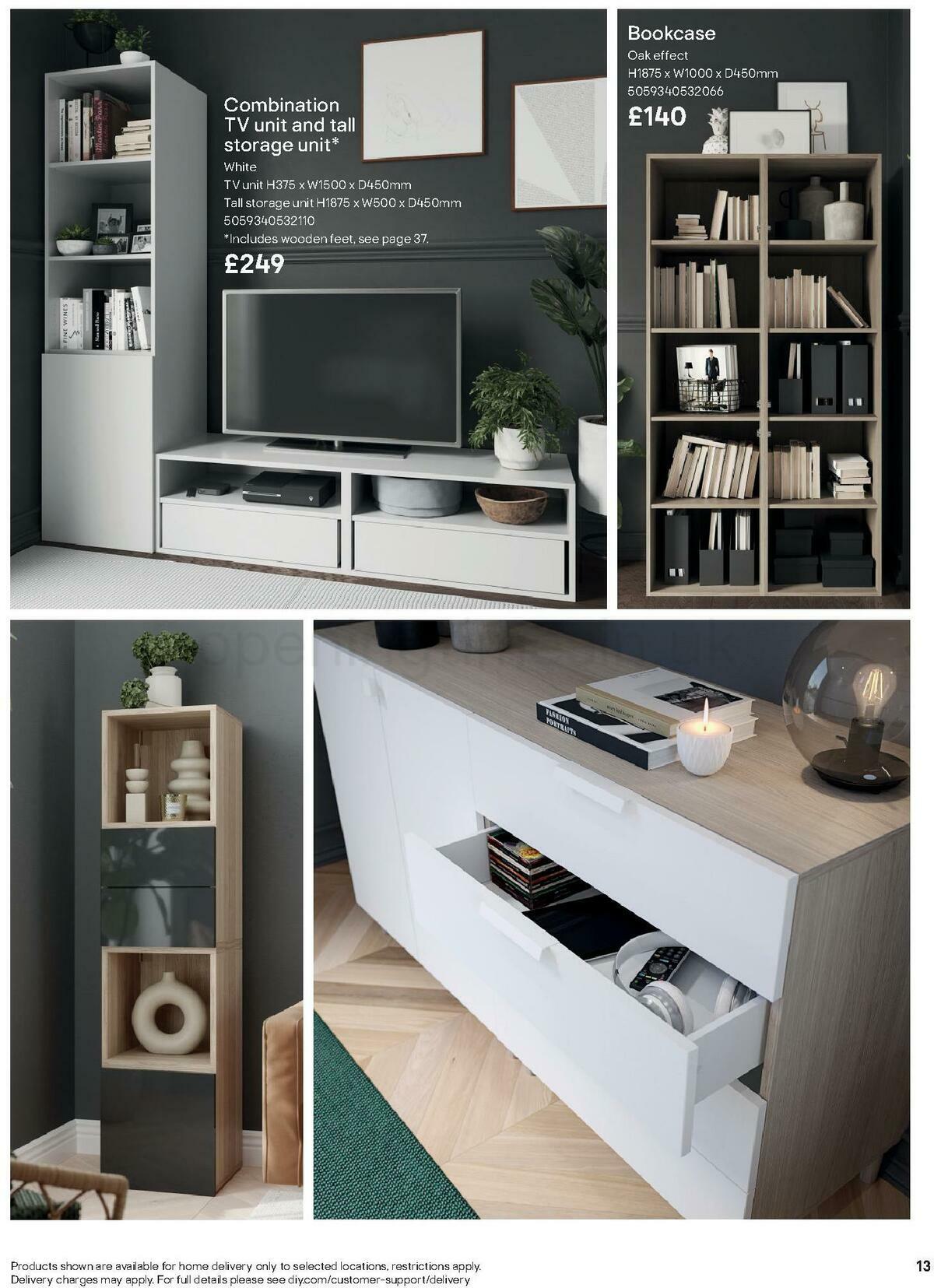 B&Q Indoor Furniture Offers from 1 September