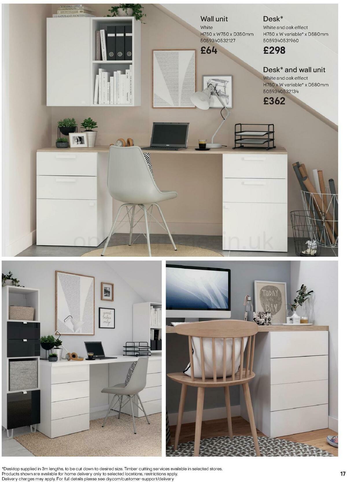 B&Q Indoor Furniture Offers from 1 September