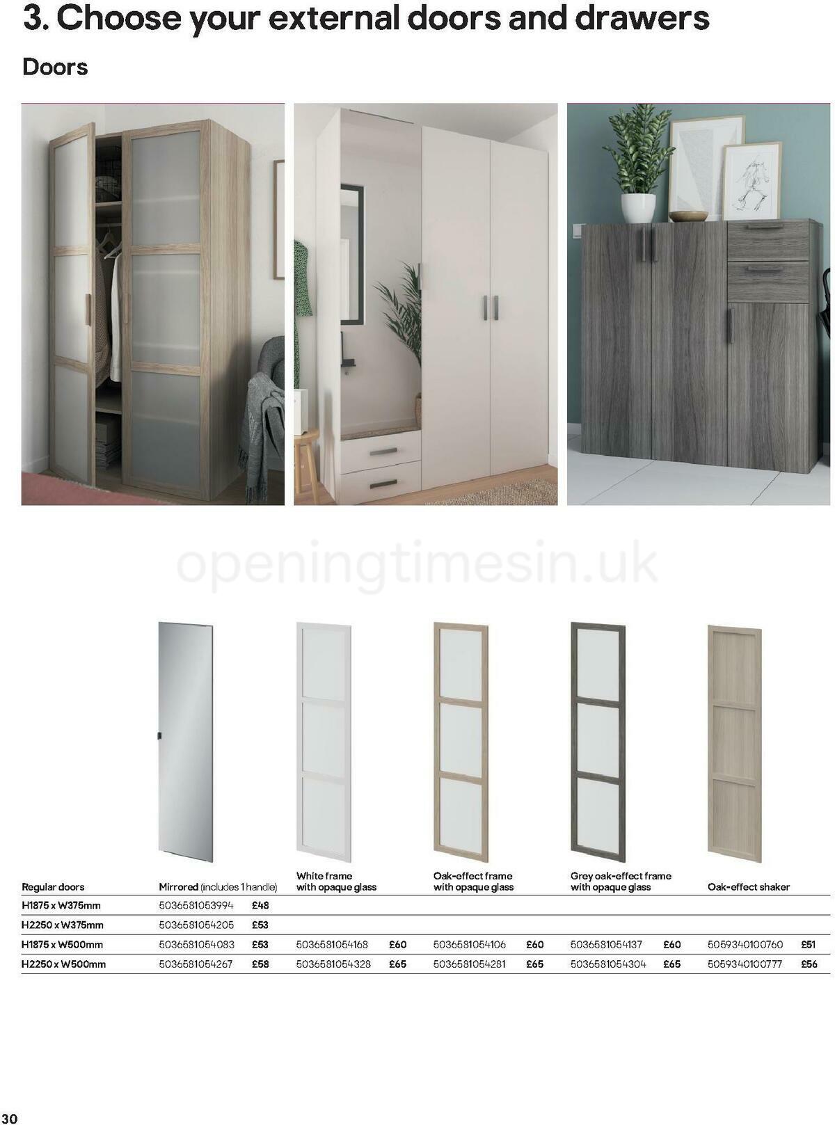 B&Q Indoor Furniture Offers from 1 September