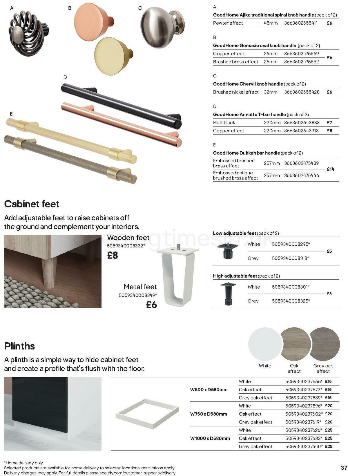 B&Q Indoor Furniture Offers from 1 September