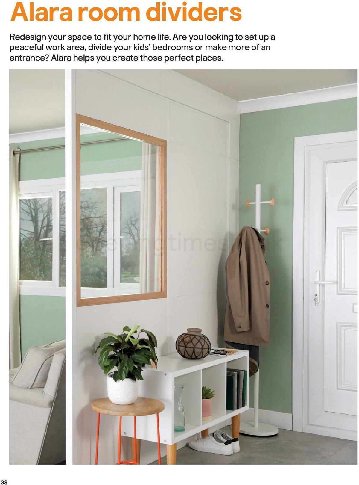 B&Q Indoor Furniture Offers from 1 September