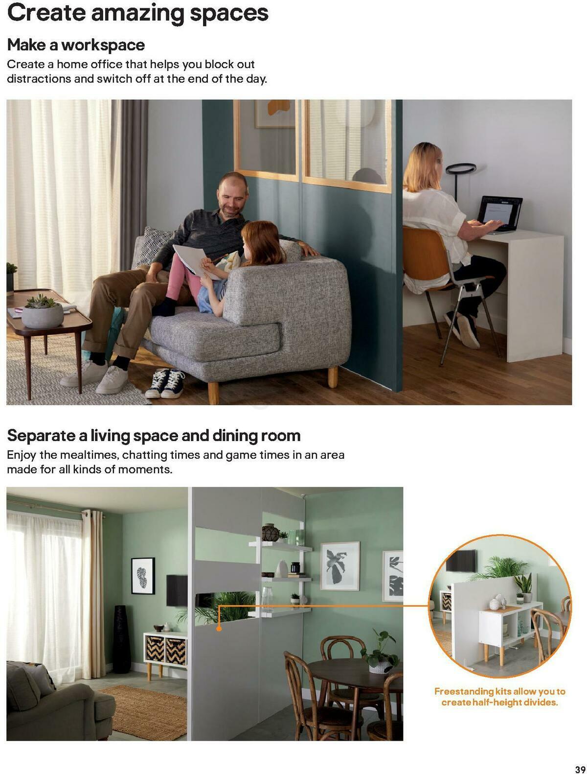 B&Q Indoor Furniture Offers from 1 September