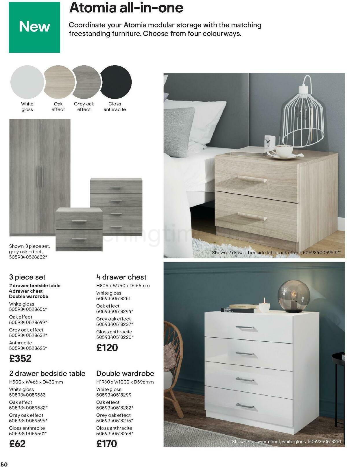 B&Q Indoor Furniture Offers from 1 September