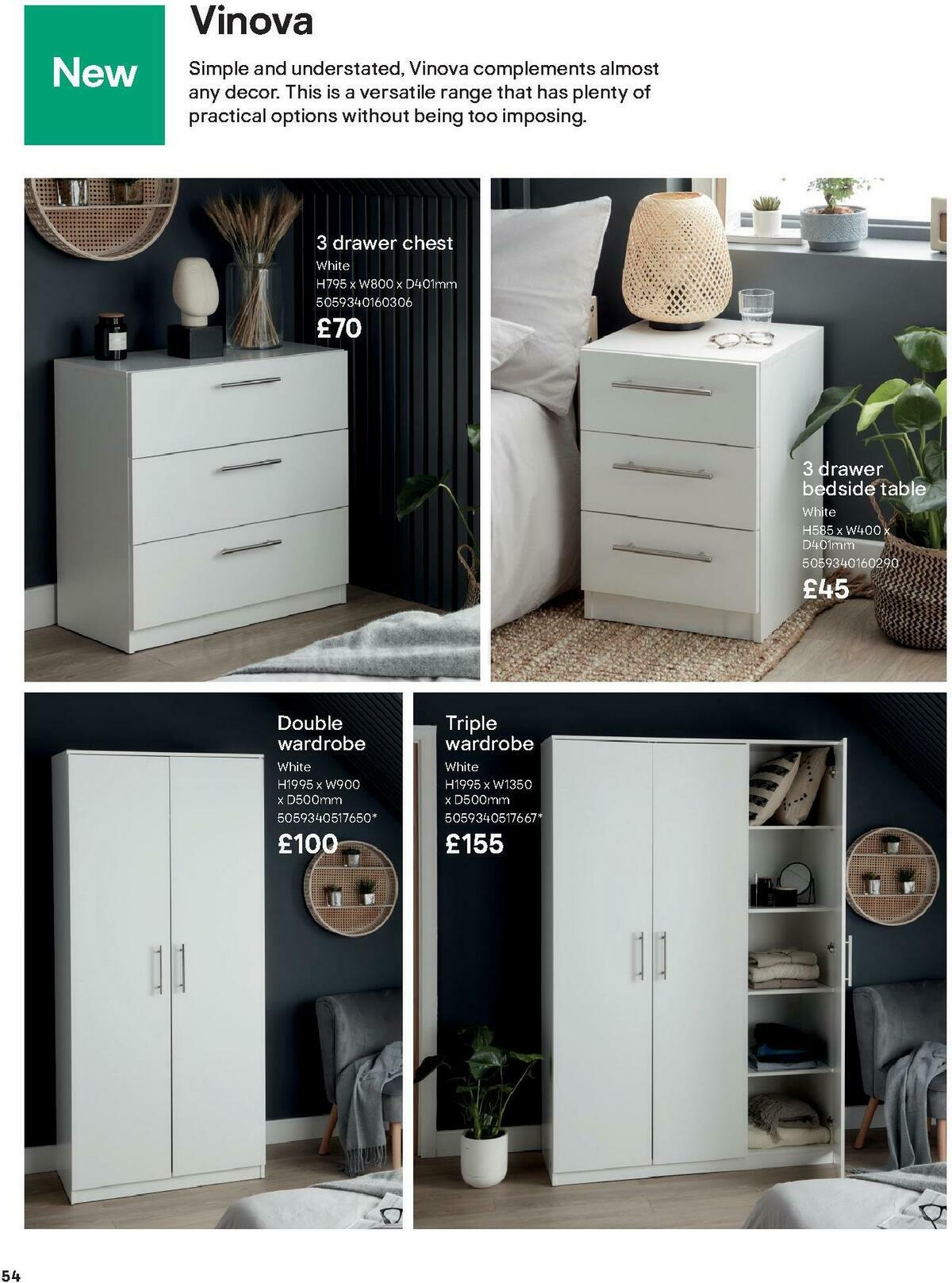 B&Q Indoor Furniture Offers from 1 September