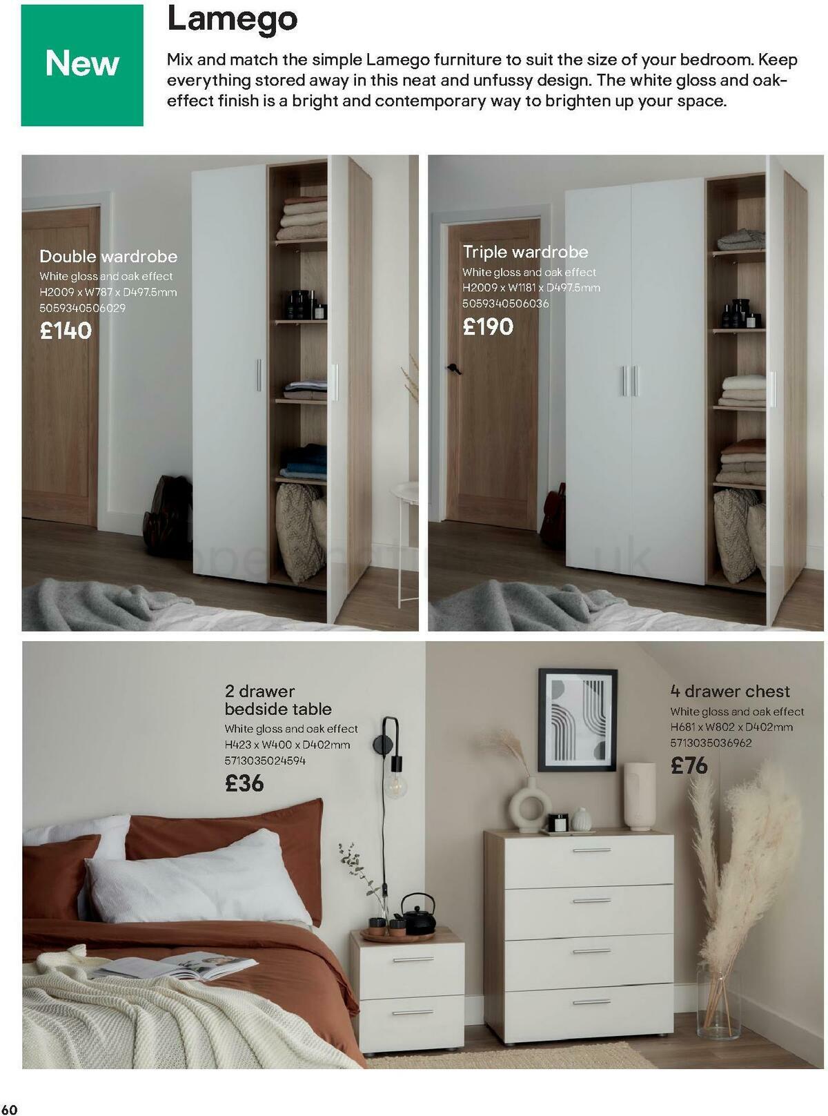 B&Q Indoor Furniture Offers from 1 September