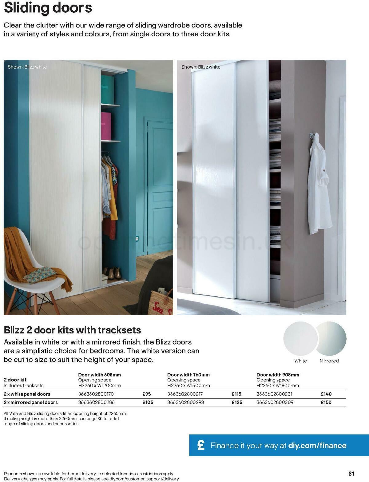 B&Q Indoor Furniture Offers from 1 September