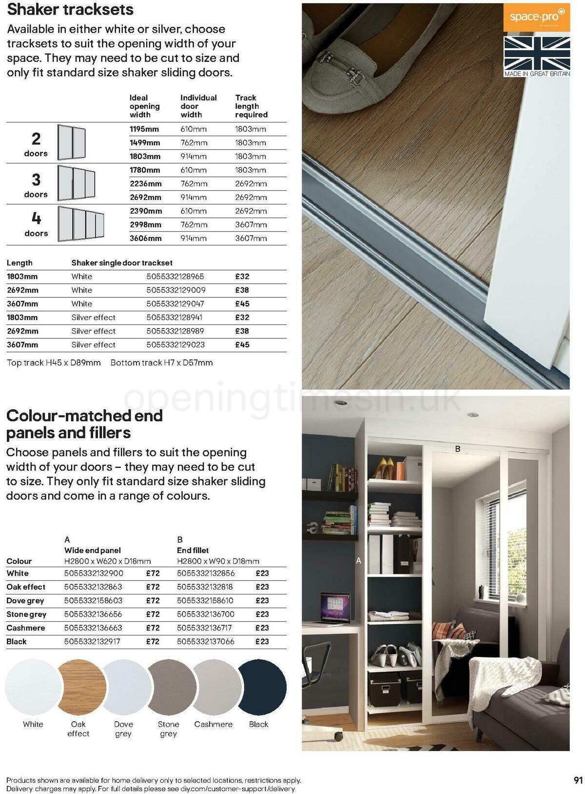 B&Q Indoor Furniture Offers from 1 September