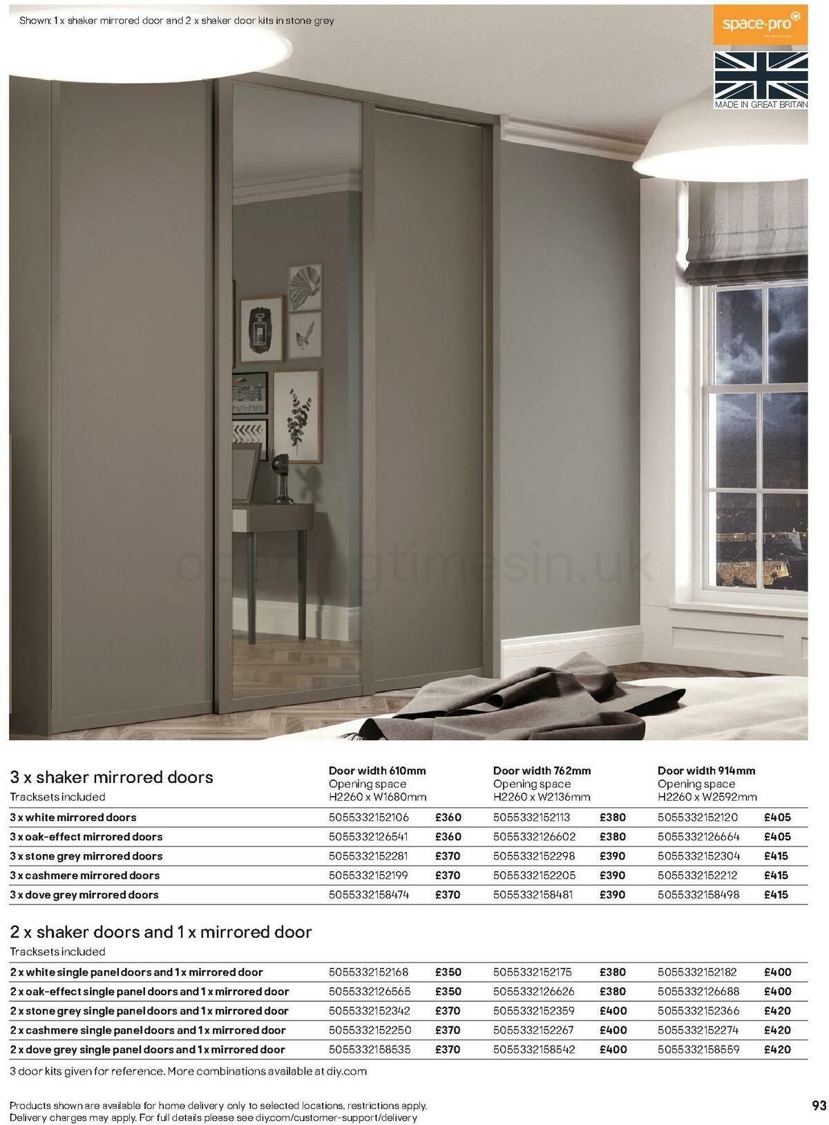 B&Q Indoor Furniture Offers from 1 September