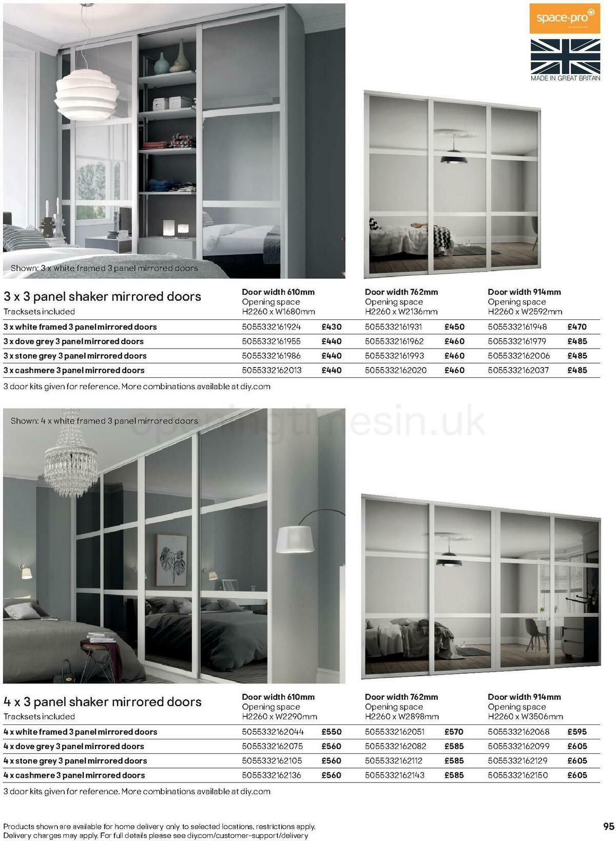 B&Q Indoor Furniture Offers from 1 September