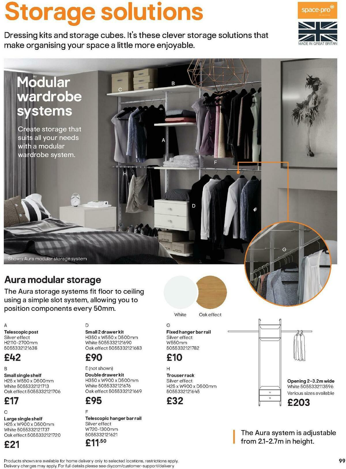 B&Q Indoor Furniture Offers from 1 September