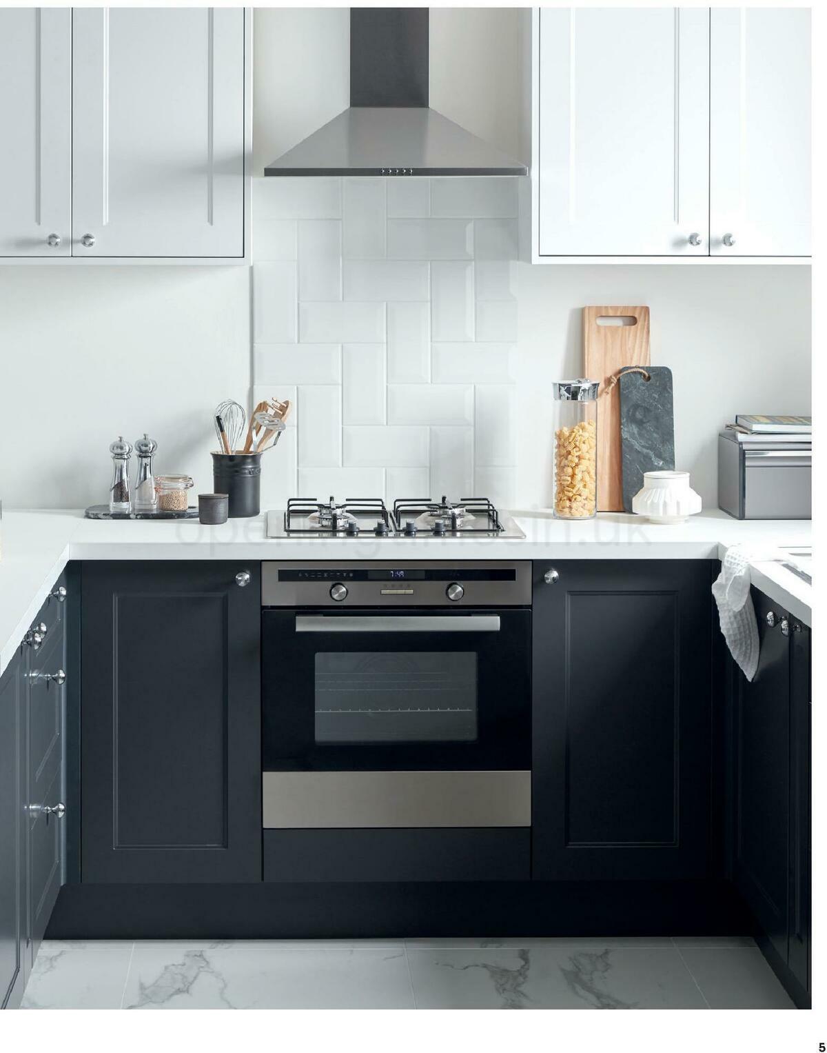 B&Q Kitchens Inspiration Offers from 1 September