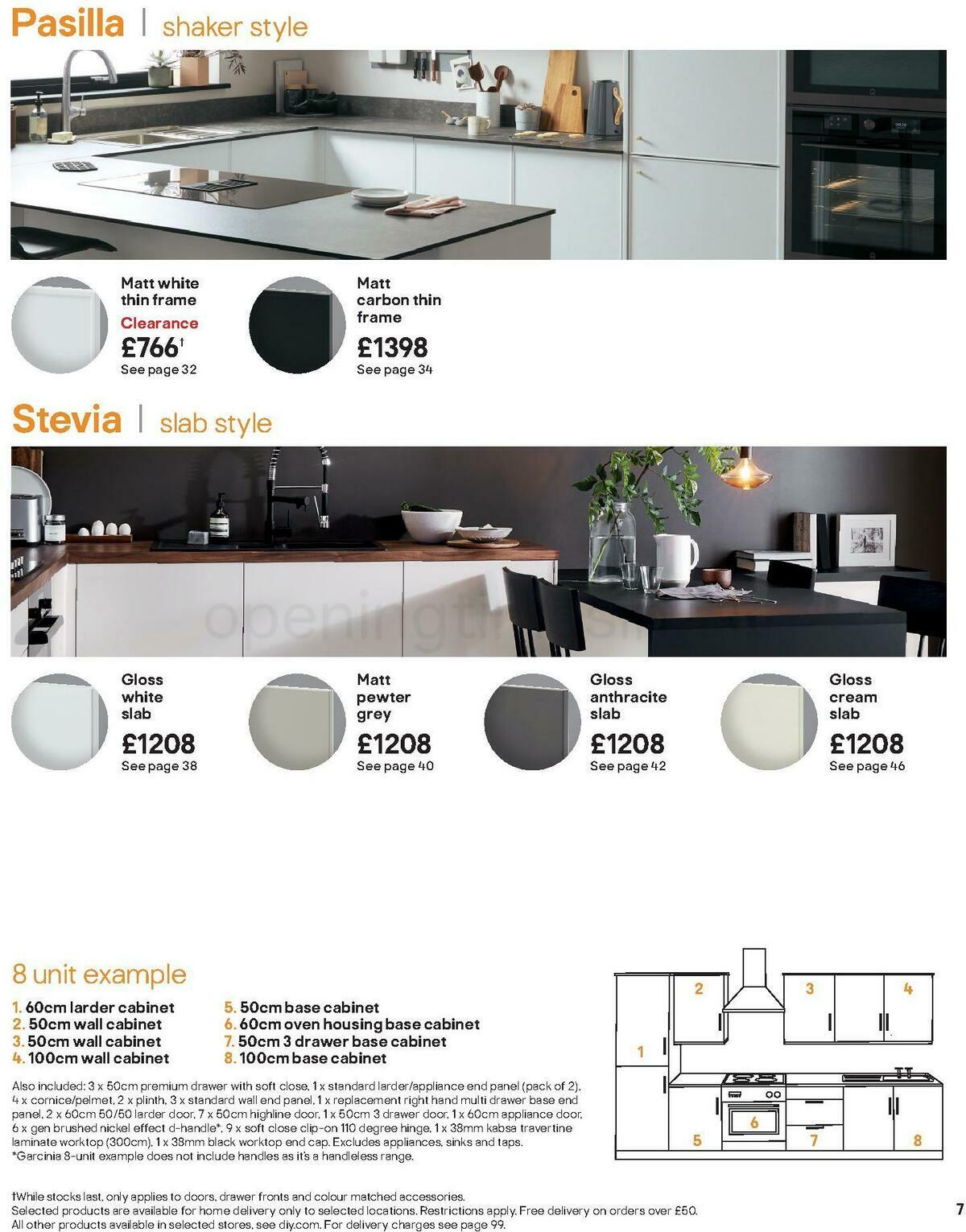 B&Q Kitchens Inspiration Offers from 1 September