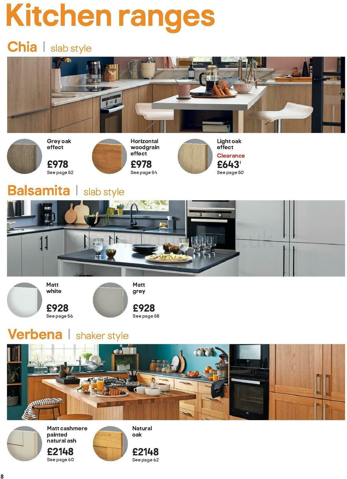 B&Q Kitchens Inspiration Offers from 1 September
