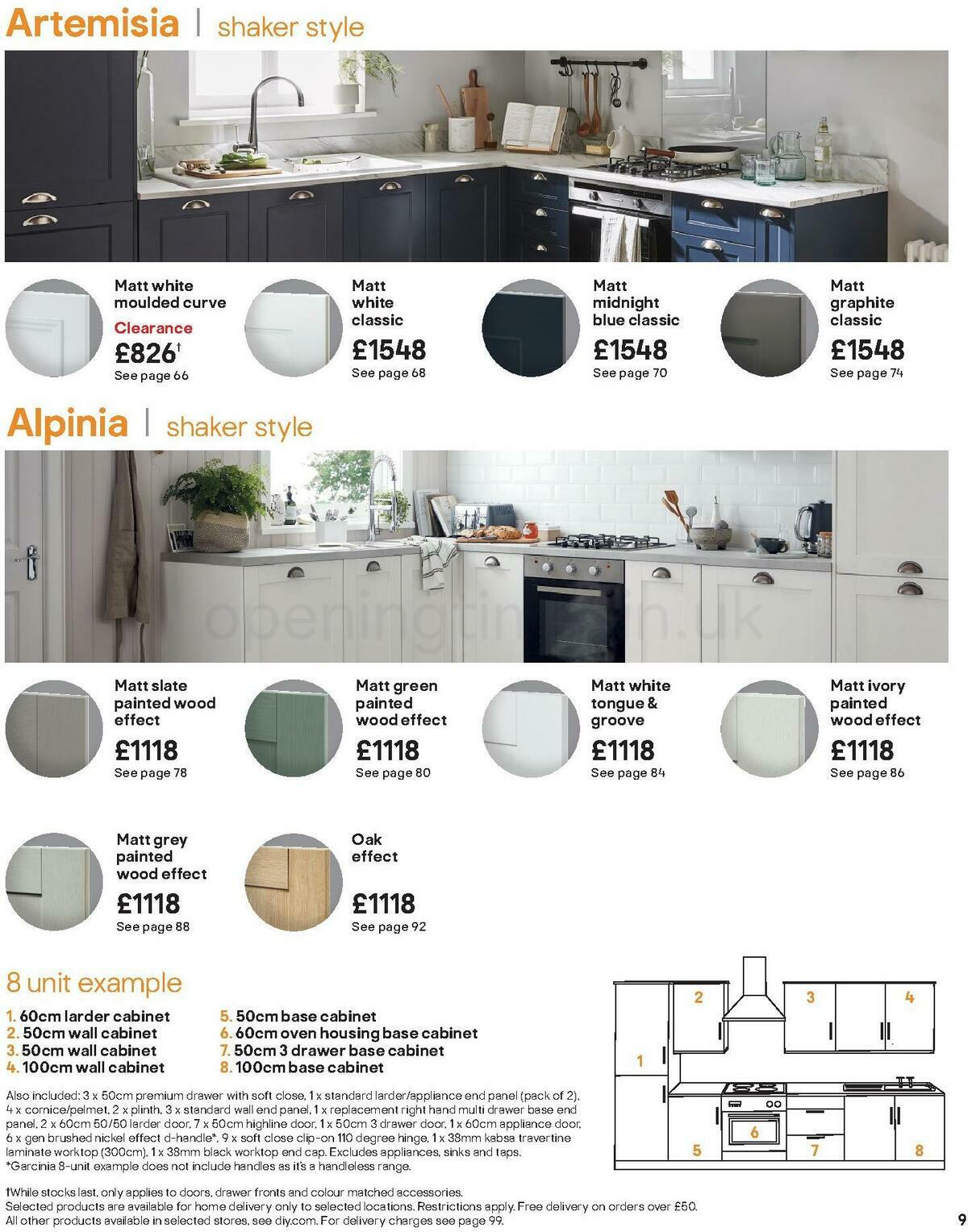 B&Q Kitchens Inspiration Offers from 1 September