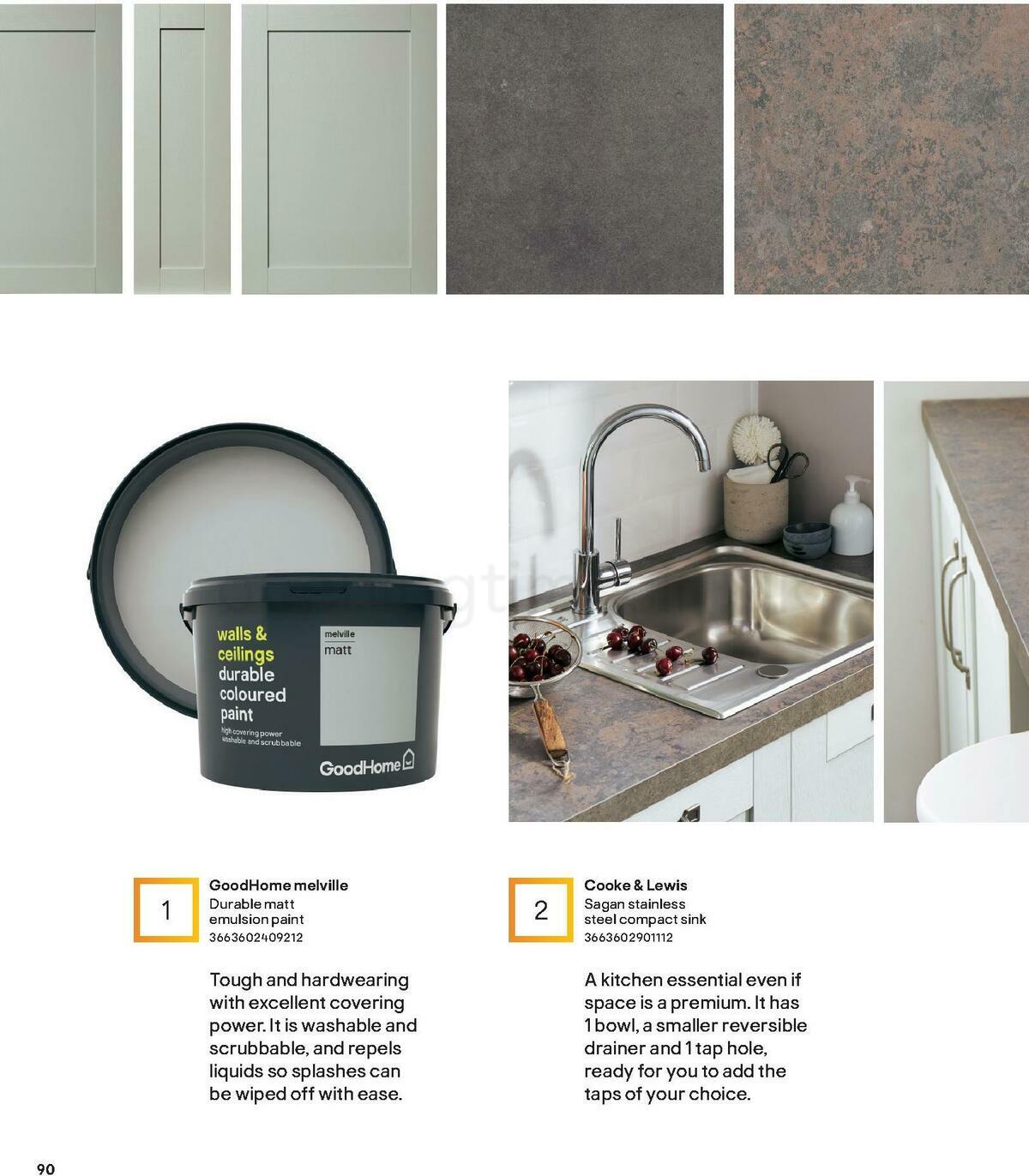 B&Q Kitchens Inspiration Offers from 1 September