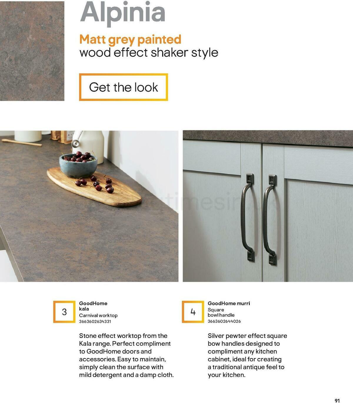 B&Q Kitchens Inspiration Offers from 1 September